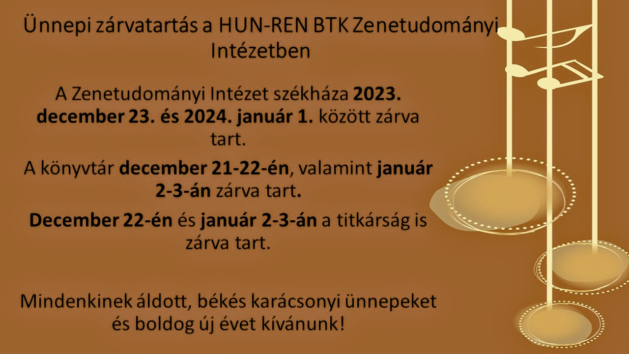 zti unnepi zarvatartas 2023