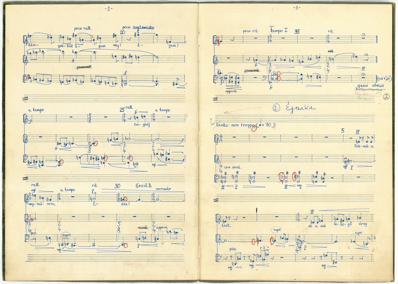 20 21. szazadi magyar zenei archivum bozay attila gyujtemeny papirszeletek kezirat large