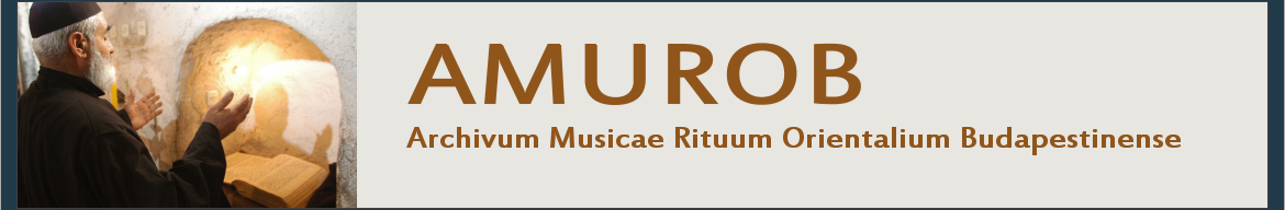 AMUROB (Archivum Musicae Rituum Orientalium Budapestinense)